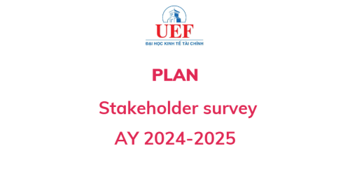 Survey plan for stakeholders, AY 2024-2025
